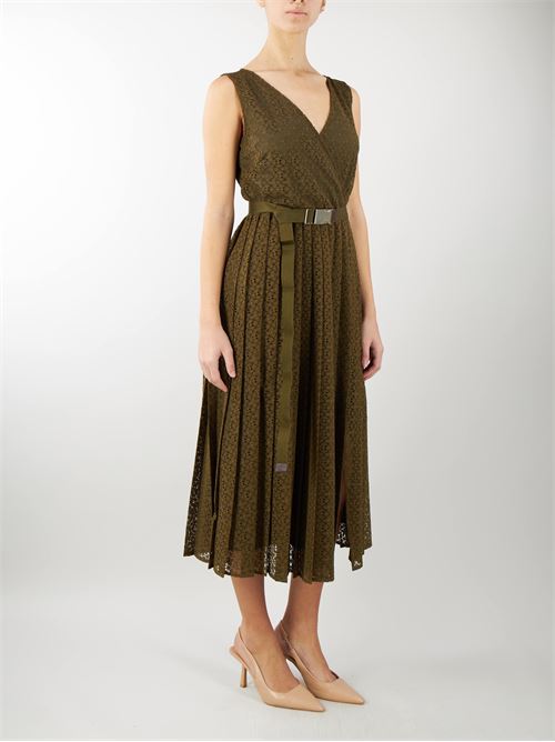 Lace dress with full skirt Max Mara Studio MAX MARA STUDIO | abito en | BLANDO1